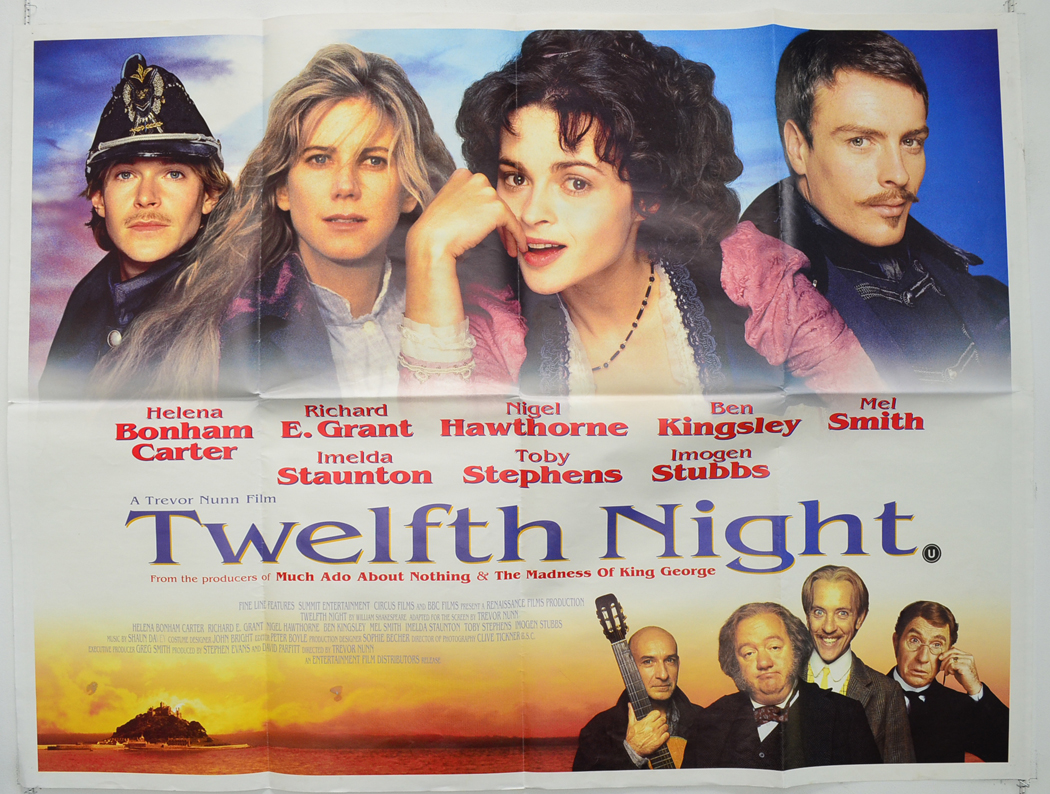 Twelfth Night - Original Cinema Movie Poster From pastposters.com British Quad Posters ...1050 x 794