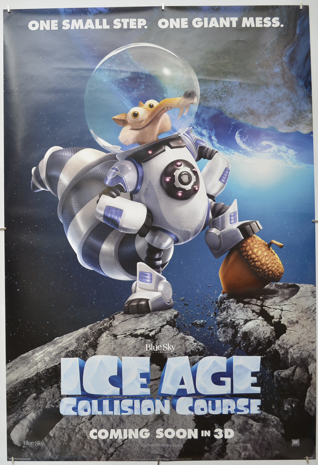 Ice Age Original S/S Movie Poster 27 x 40 Ray Romano John Leguizamo  Denis Leary 