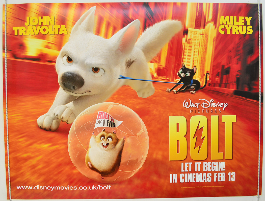 Bolt - Original Cinema Movie Poster. download. 