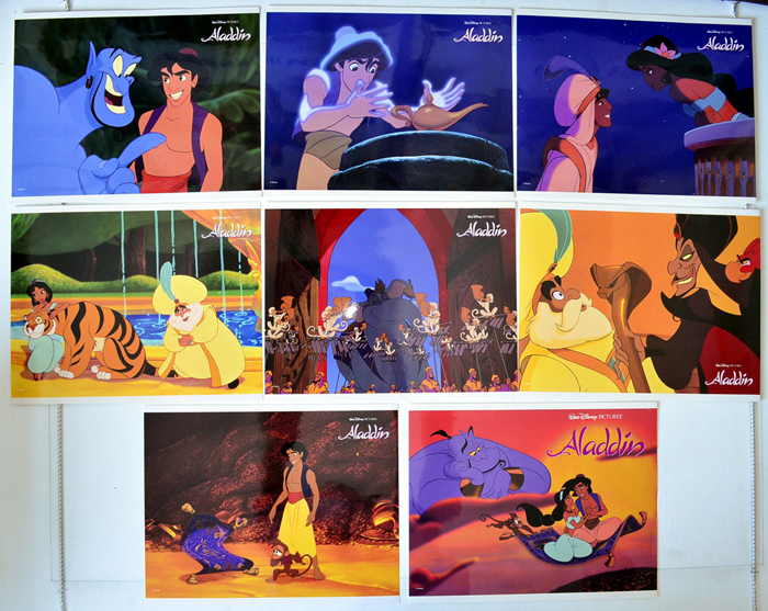 Aladdin <p><a> Set Of 8 USA Lobby Cards </i></p>