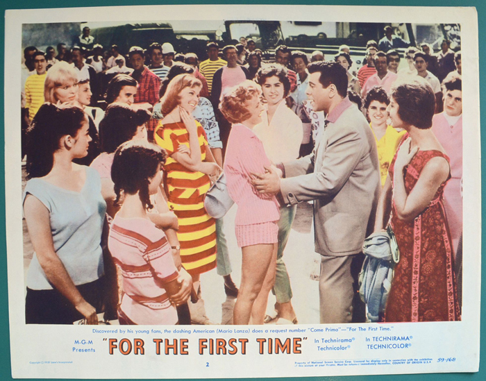 For The First Time <p><a> Single USA Lobby Card #2 </i></p>
