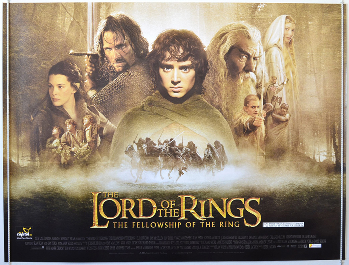 Lord Of The Rings The Fellowship Of The Ring Original Cinema Movie