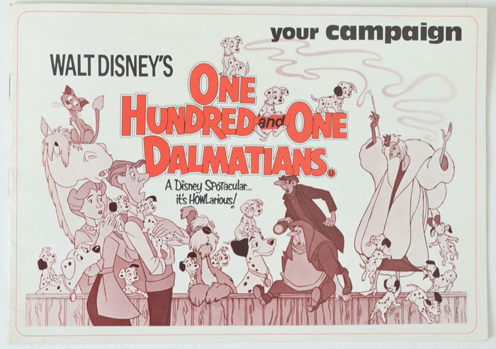 One Hundred And One Dalmatians (1976 re-release) <p><i> Original 12 Page Cinema Exhibitors Campaign Pressbook</i></p>