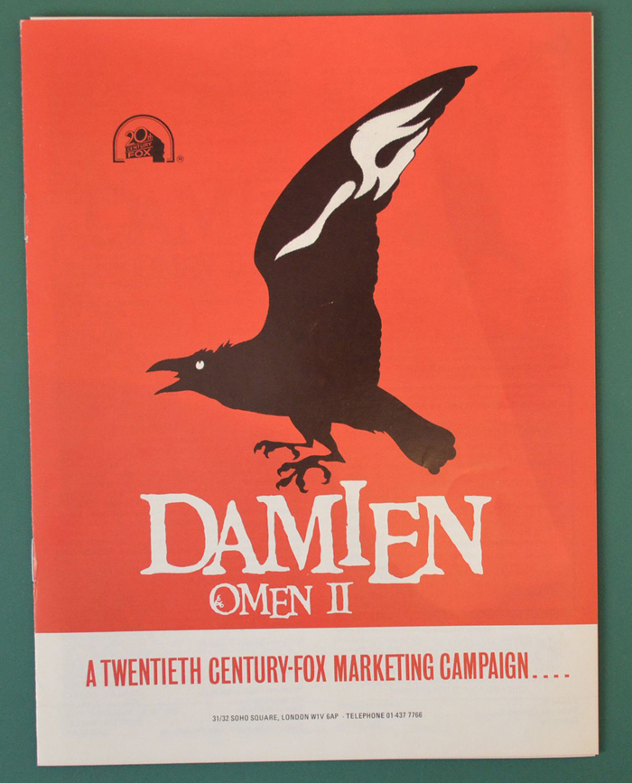Damien : Omen II <p><i> Original 8 Page Cinema Exhibitors Campaign Pressbook </i></p>