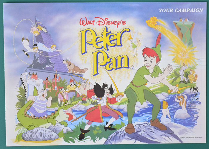 Peter Pan (1980 re-release) <p><i> Original 8 Page Cinema Exhibitors Campaign Pressbook </i></p>
