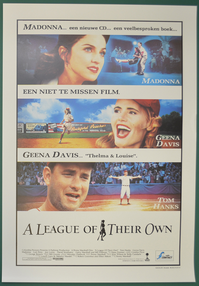 A League Of Their Own <p><i> (Original Belgian Movie Poster) </i></p>