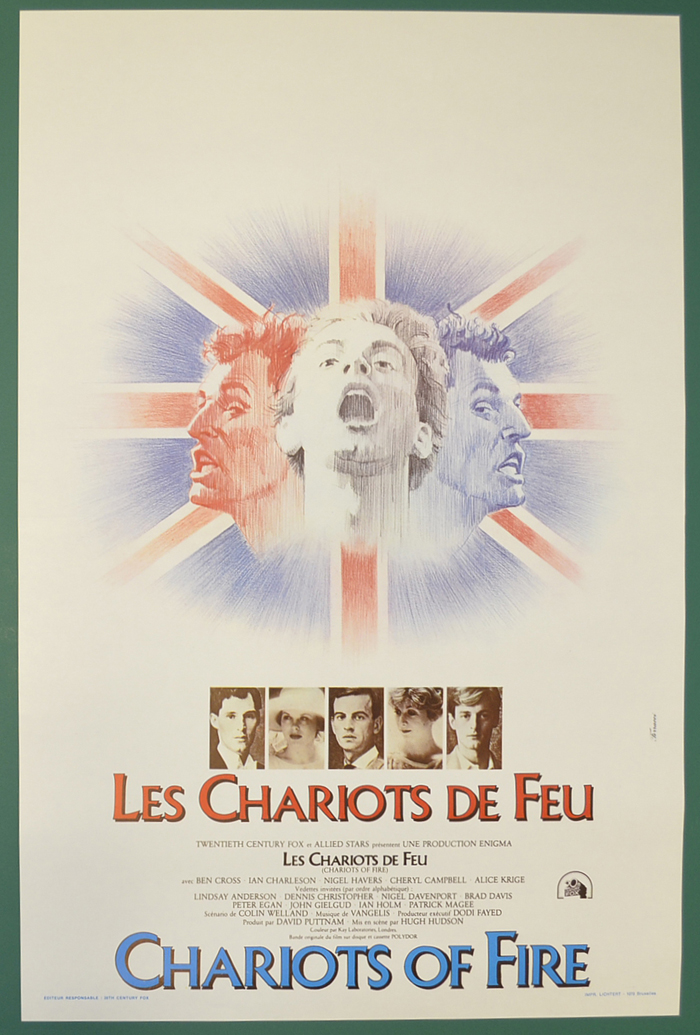 Chariots Of Fire <p><i> (Original Belgian Movie Poster) </i></p>