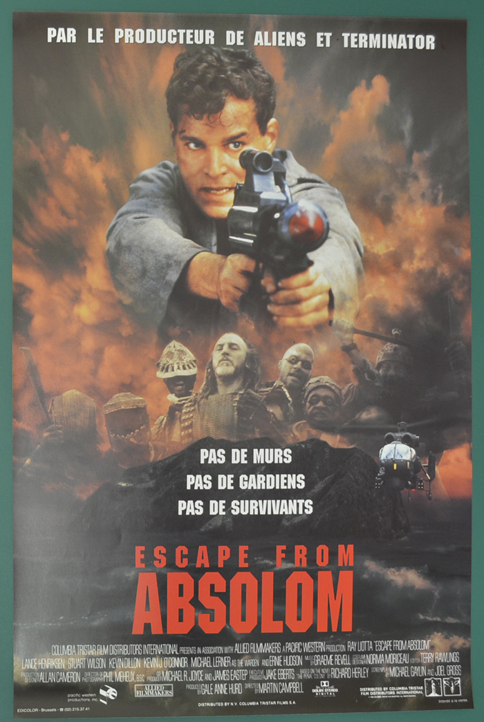 Escape From Absolom <p><i> (Original Belgian Movie Poster) </i></p>