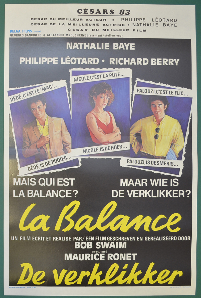 La Balance <p><i> (Original Belgian Movie Poster) </i></p>