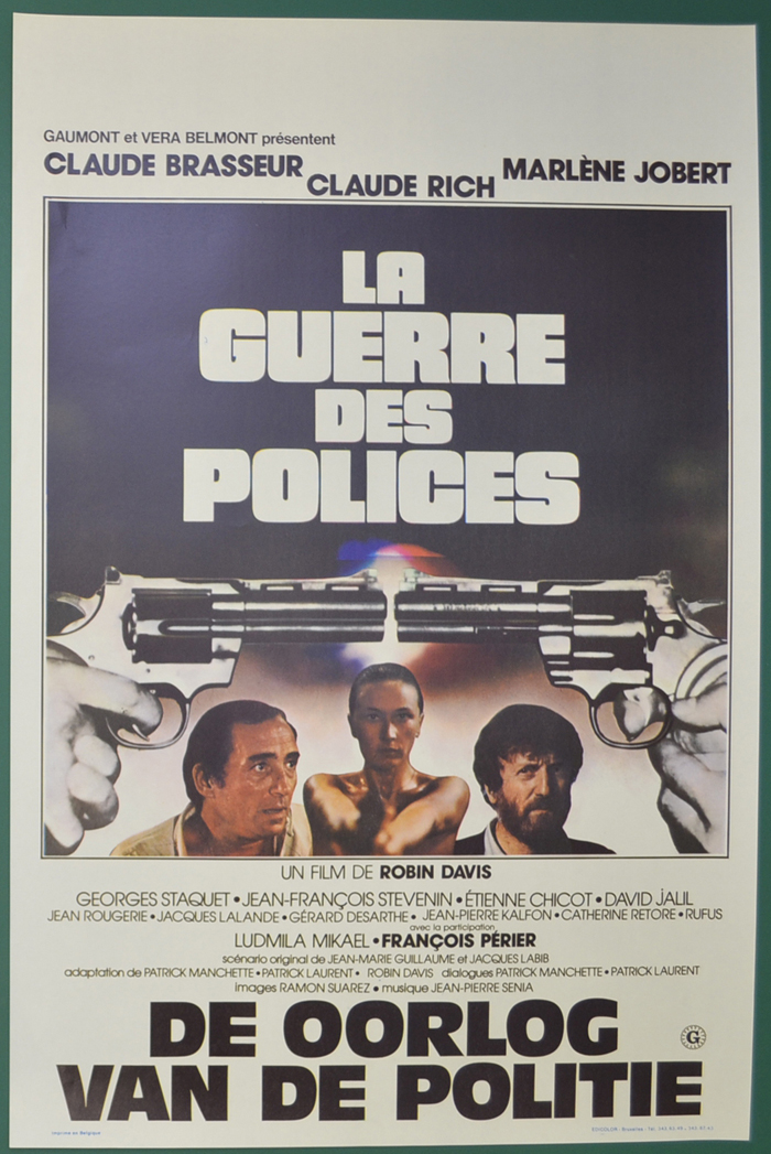 La Guerre Des Polices <p><i> (Original Belgian Movie Poster) </i></p>