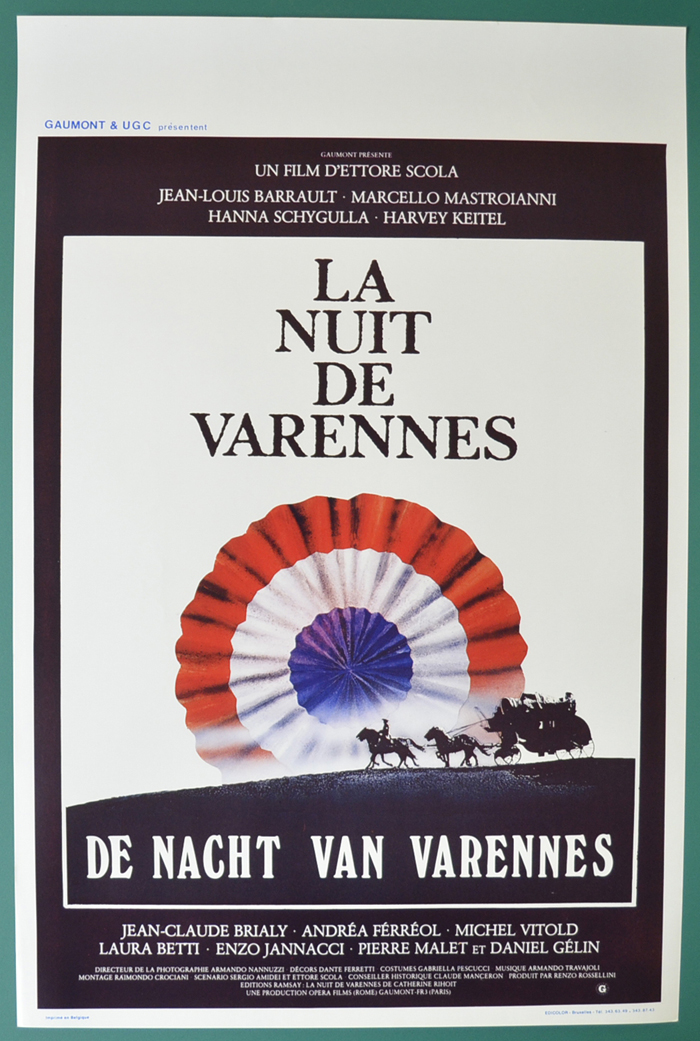 La nuit de Varennes <p><i> (Original Belgian Movie Poster) </i></p>