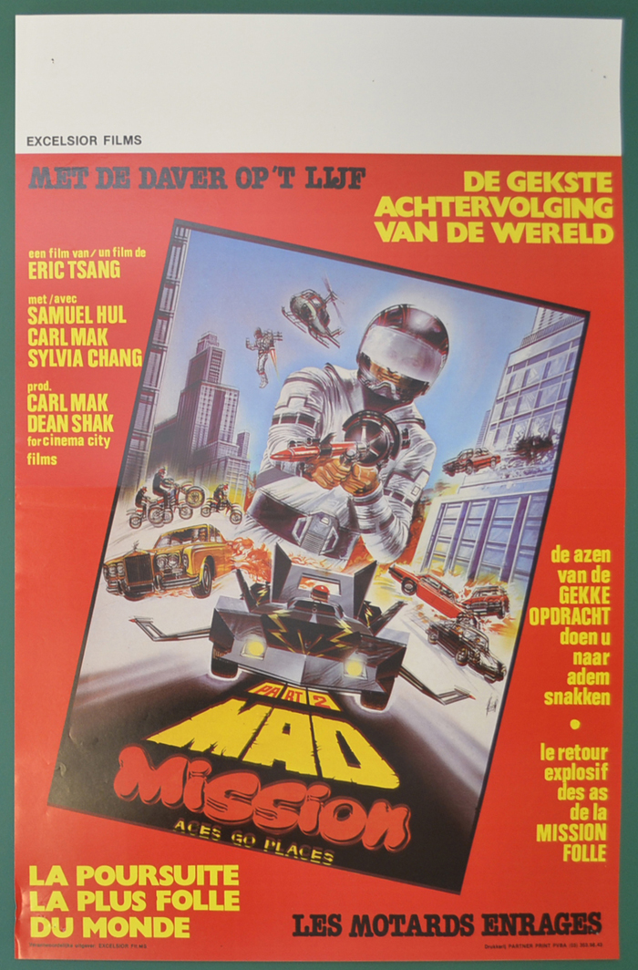 Mad Mission Part 2 - Aces Go Places <p><i> (Original Belgian Movie Poster) </i></p>