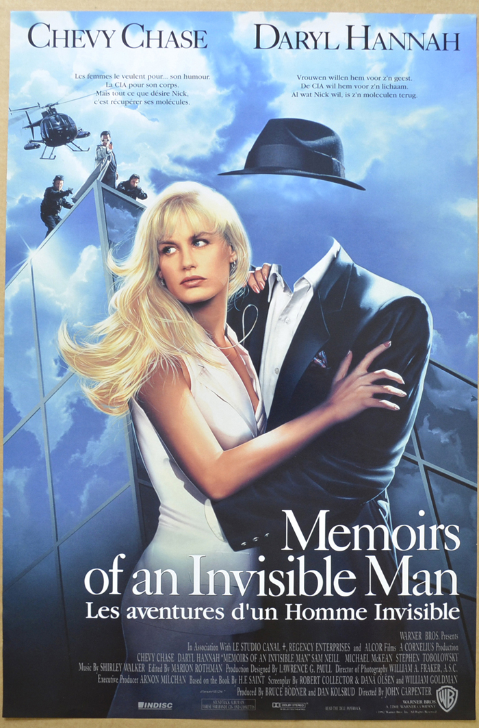 Memoirs Of An Invisible Man <p><i> (Original Belgian Movie Poster) </i></p>