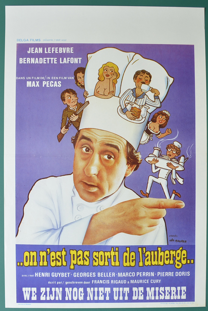 On n'est pas sorti de l'auberge <p><i> (Original Belgian Movie Poster) </i></p>