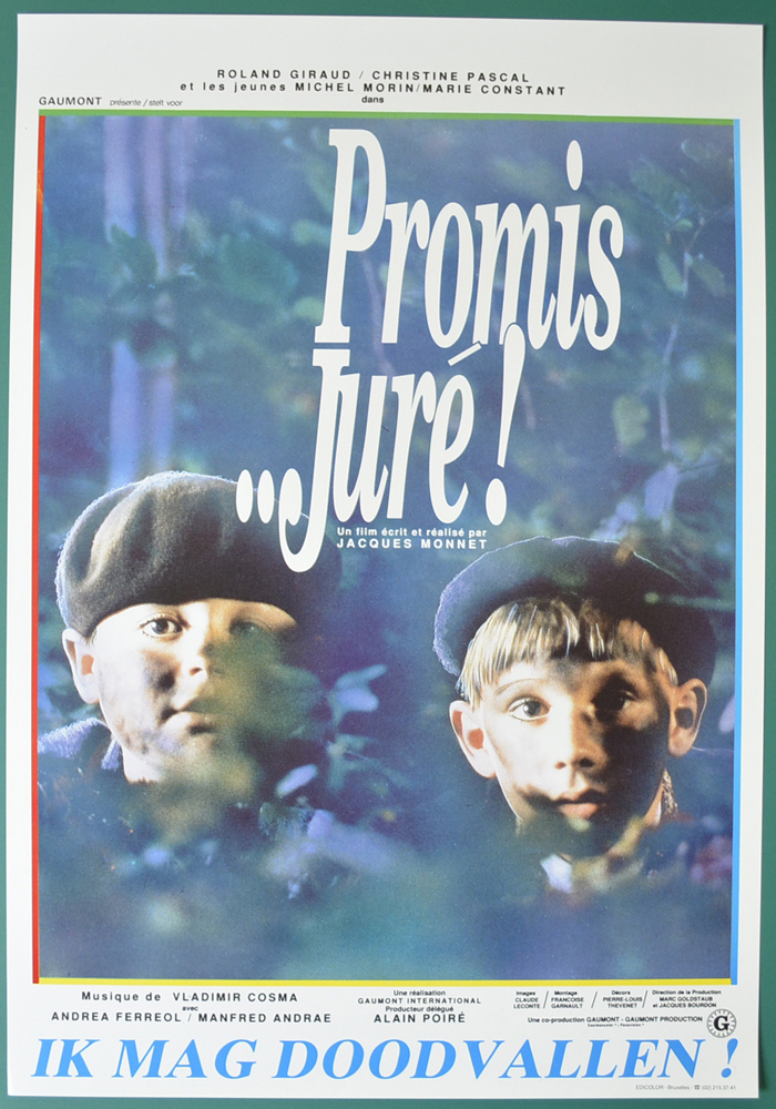 Promis... Jure! <p><i> (Original Belgian Movie Poster) </i></p>