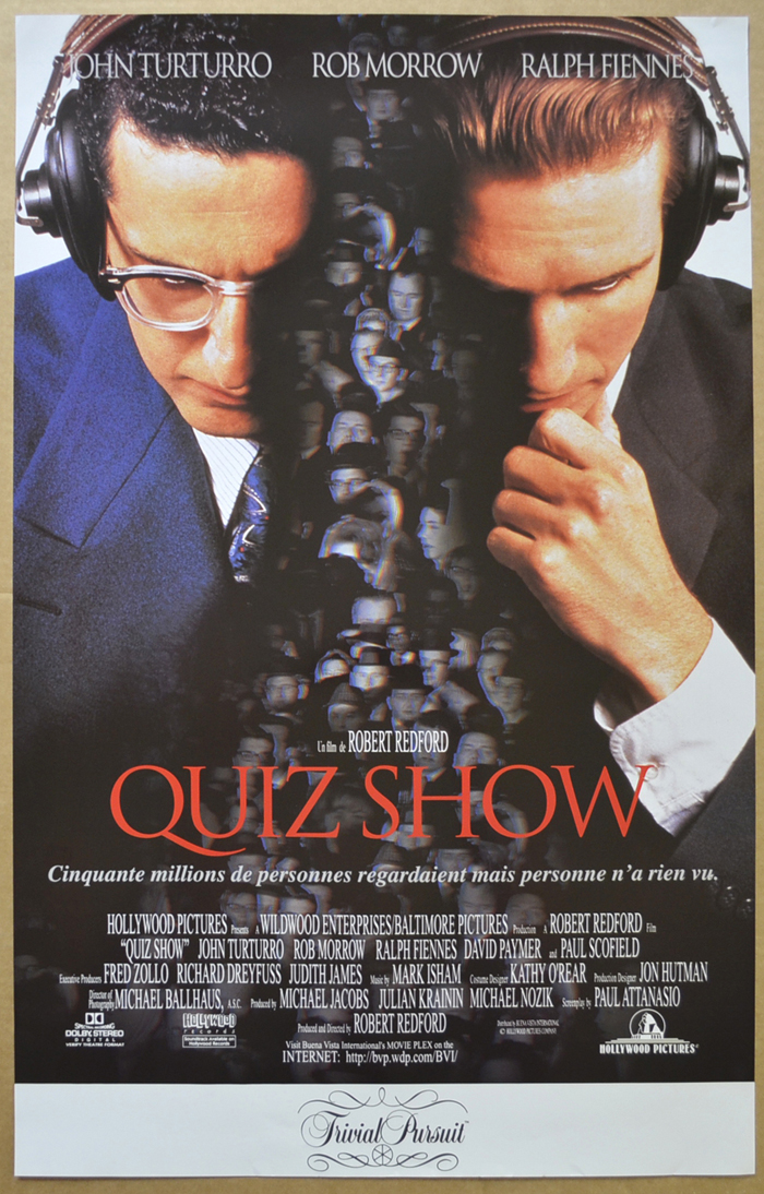 Quiz Show <p><i> (Original Belgian Movie Poster) </i></p>