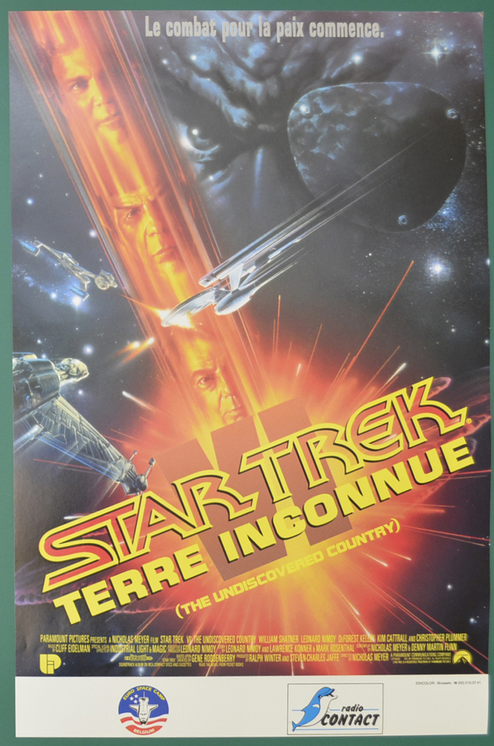 Star Trek VI - The Undiscovered Country <p><i> (Original Belgian Movie Poster) </i></p>