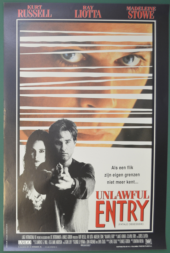 Unlawful Entry <p><i> (Original Belgian Movie Poster) </i></p>