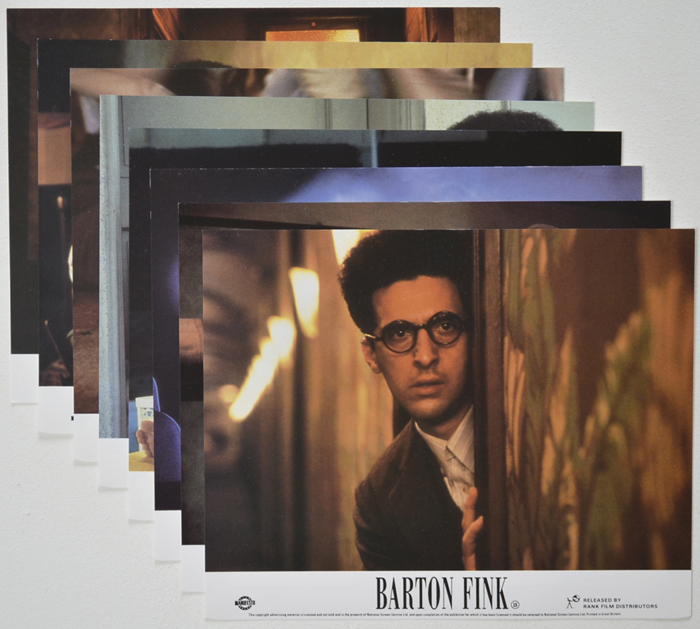 Barton Fink <p><a> Set of 8 Original Colour Front Of House Stills / Lobby Cards  </i></p>