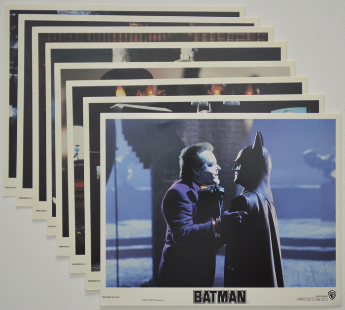 Batman <p><a> Set of 8 Original Colour Front Of House Stills / Lobby Cards  </i></p>