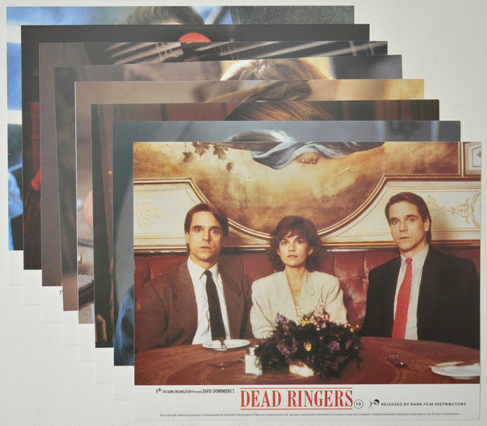 Dead Ringers <p><a> Set of 8 Original Colour Front Of House Stills / Lobby Cards  </i></p>