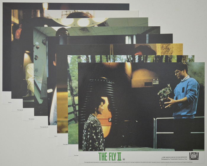 Fly II (The) <p><a> Set of 8 Original Colour Front Of House Stills / Lobby Cards </i></p>