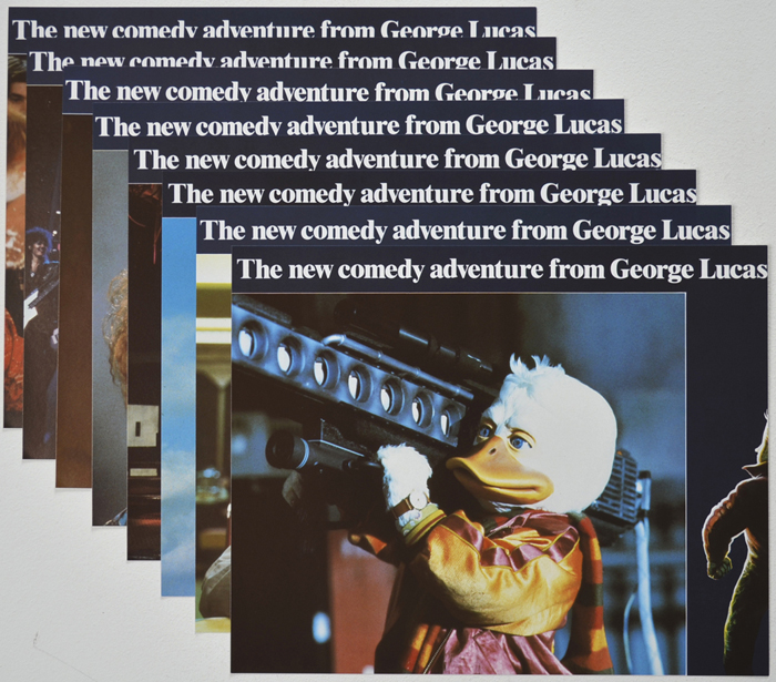 Howard The Duck <p><a> Set of 8 Original Colour Front Of House Stills / Lobby Cards </i></p
