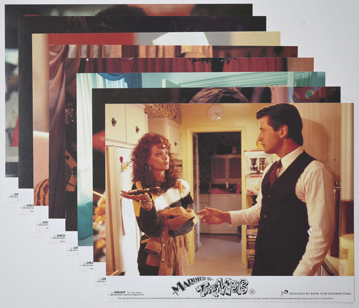 Married To The Mob <p><a> Set of 8 Original Colour Front Of House Stills / Lobby Cards </i></p>