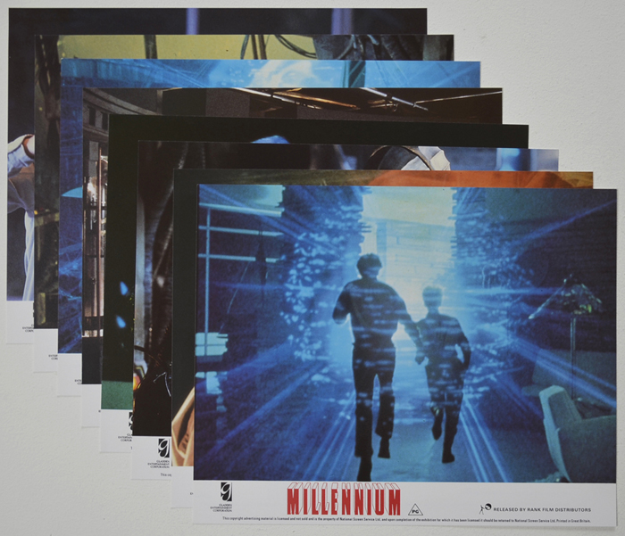 Millennium <p><a> Set of 8 Original Colour Front Of House Stills / Lobby Cards </i></p>