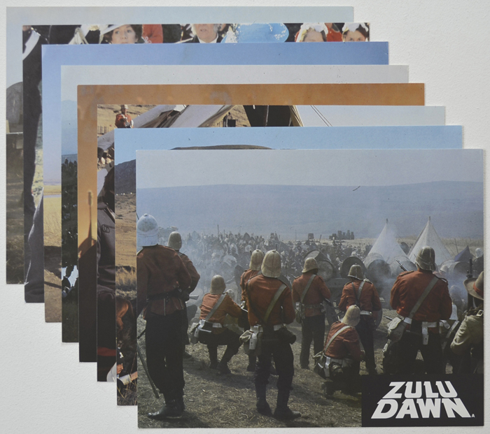 Zulu Dawn <p><a> Set of 8 Original Colour Front Of House Stills / Lobby Cards </i></p>