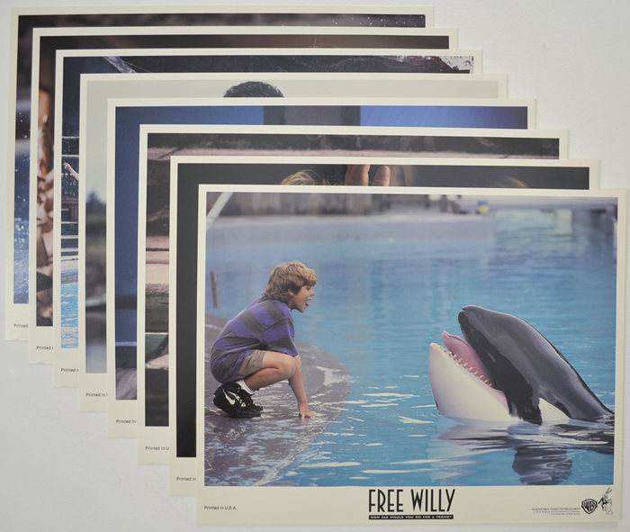 Free Willy <p><a> Set Of 8 Cinema Lobby Cards </i></p>
