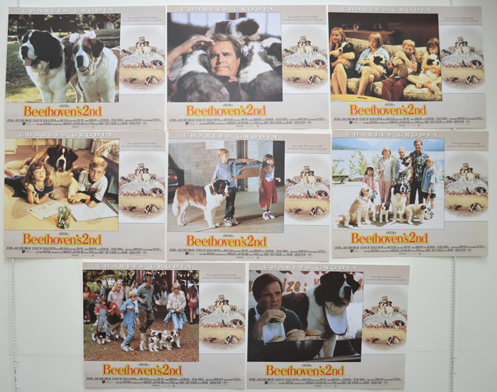 Beethoven's 2nd <p><a> Set Of 8 Cinema Lobby Cards </i></p>