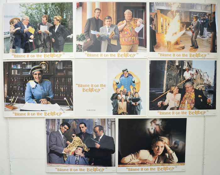 Blame It On The Bellboy <p><a> Set Of 8 Cinema Lobby Cards </i></p>