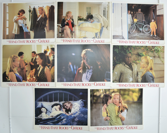 Hand That Rocks The Cradle <p><a> Set Of 8 Cinema Lobby Cards </i></p>