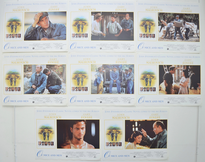 Of Mice And Men <p><a> Set Of 8 Cinema Lobby Cards </i></p>