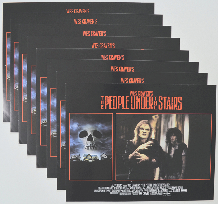People Under The Stairs (The) <p><a> Set Of 8 Cinema Lobby Cards </i></p>