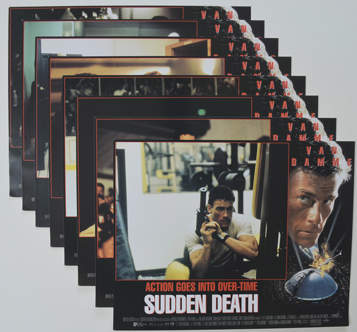 Sudden Death <p><a> Set Of 8 Cinema Lobby Cards </i></p>