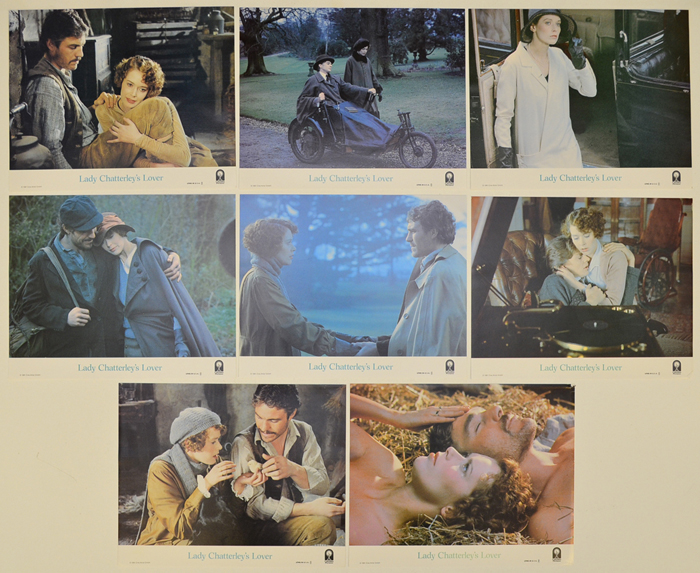 Lady Chatterley's Lover <p><a> Set of 8 Original Lobby Cards / Colour Front Of House Stills </i></p>