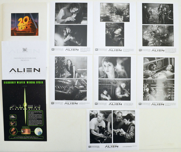 Alien Resurrection <p><i> Original Press Kit with 7 Black & White Stills </i></p>