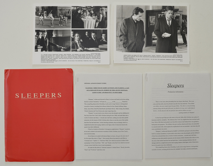 Sleepers <p><i> Original Press Kit with 2 Black & White Stills </i></p>
