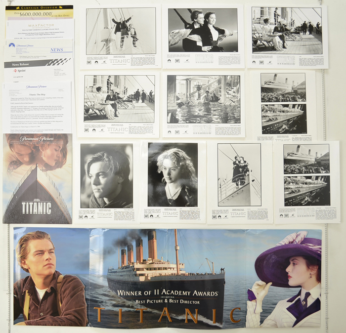 Titanic <p><i> Original Press Kit with 10 Black & White Stills </i></p>