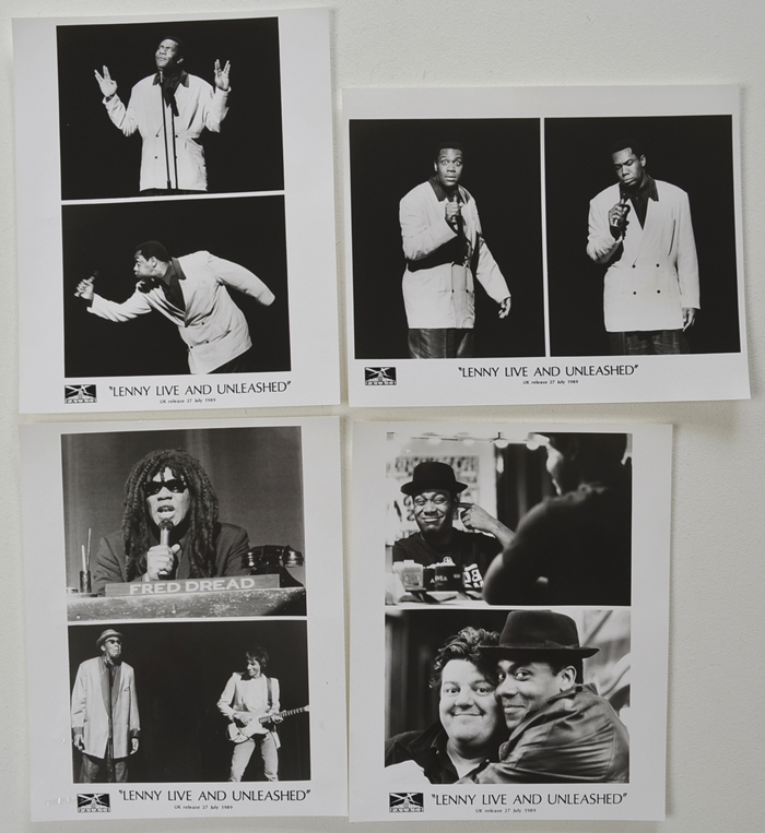 Lenny Live And Unleashed <p><a> 4 Original Black And White Press Stills </i></p>