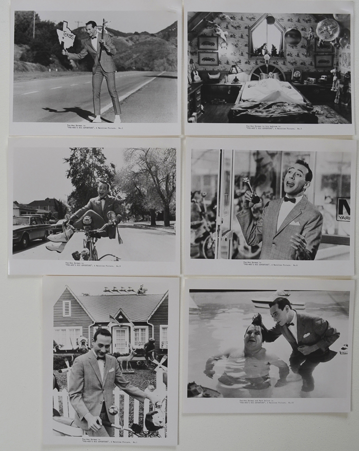 Pee Wee's Big Adventure <p><a> 6 Original Black And White Press Stills </i></p>
