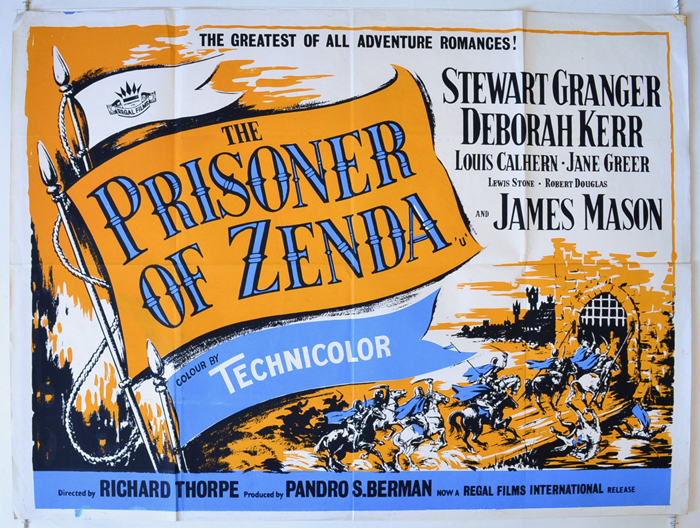 Prisoner Of Zenda (The) <p><i> (1960’s Regal Films International re-release poster ) </i></p>