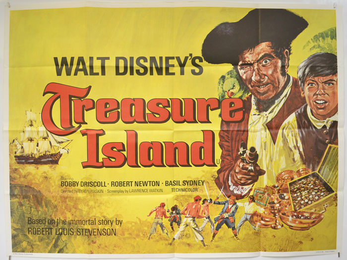 Treasure Island <p><i>  (1975 re-release Poster) </i></p>