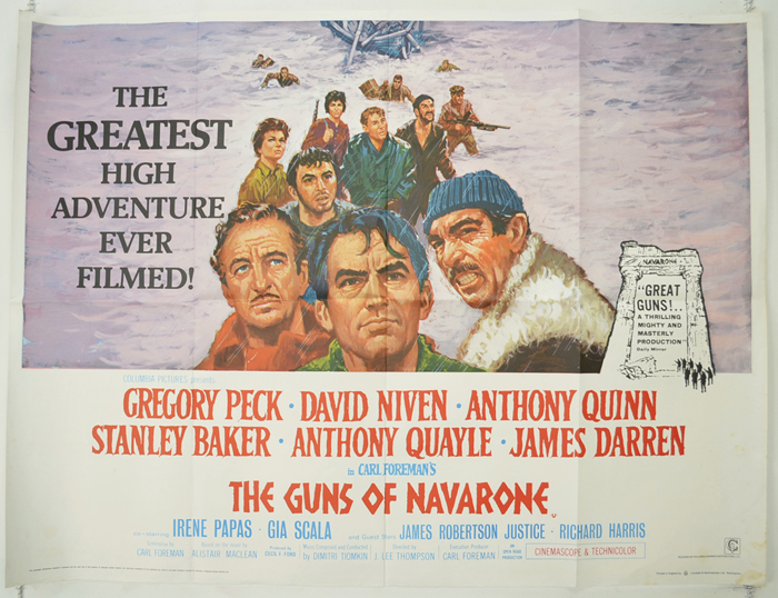 Guns Of Navarone (The) <p><i> (1960's re-release Poster) </i></p>