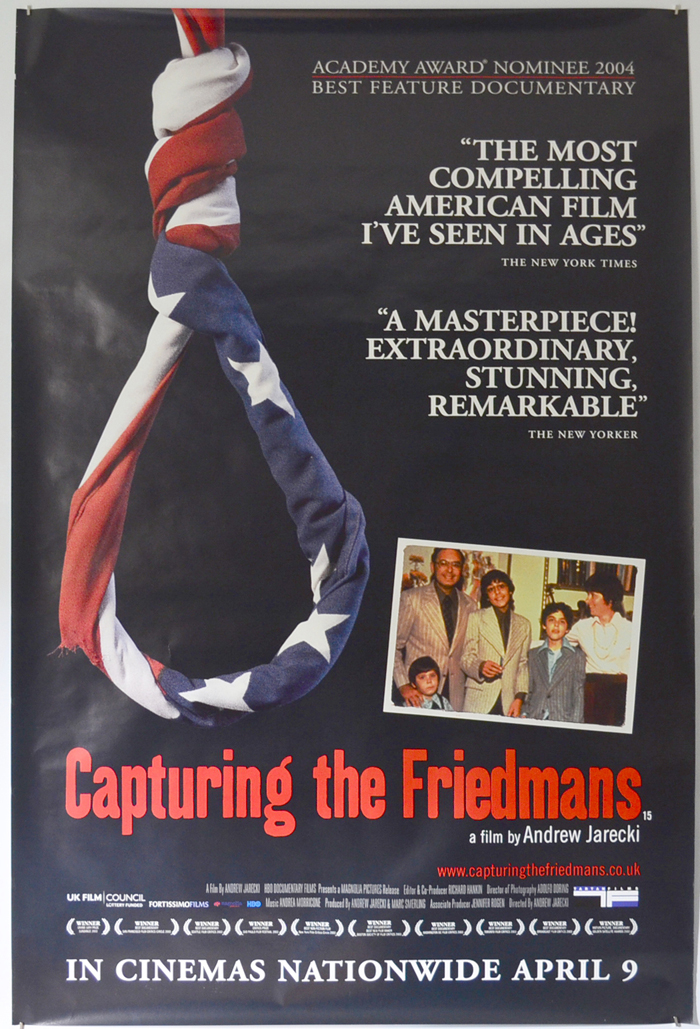 Capturing The Friedmans <p><i> (British 4 Sheet Poster) </i></p>
