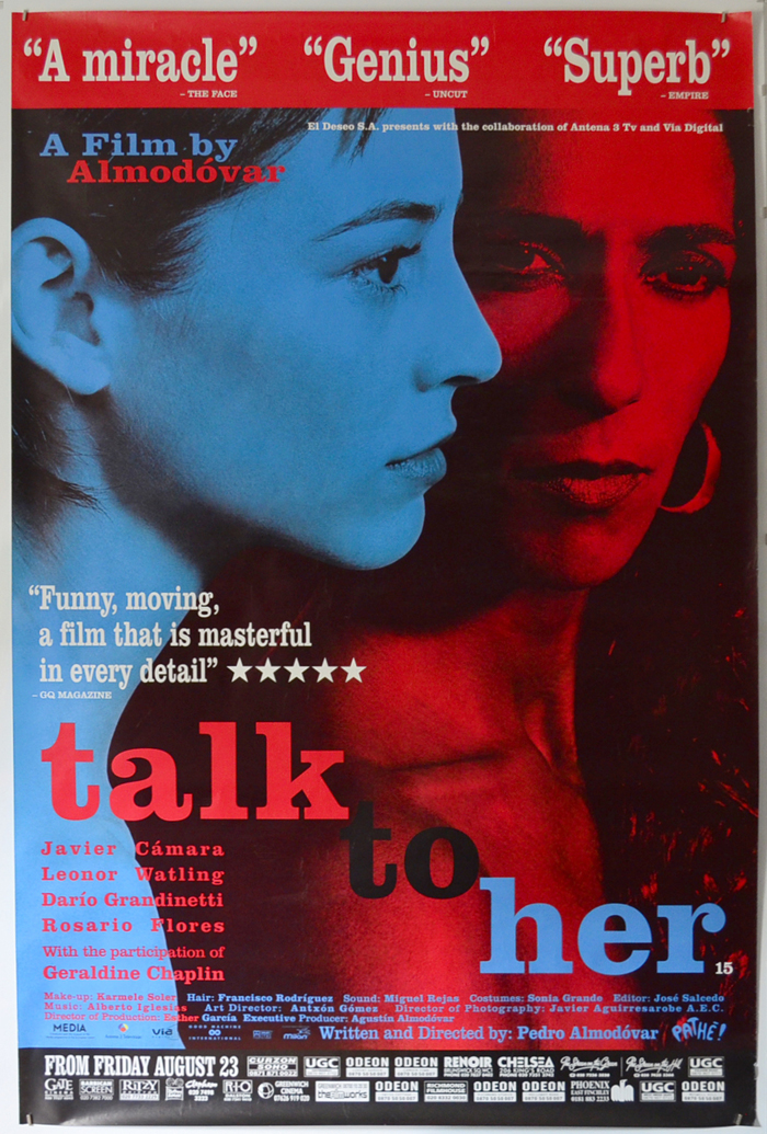 Talk To Her <p><i> (British 4 Sheet Poster - Version 2) </i></p>