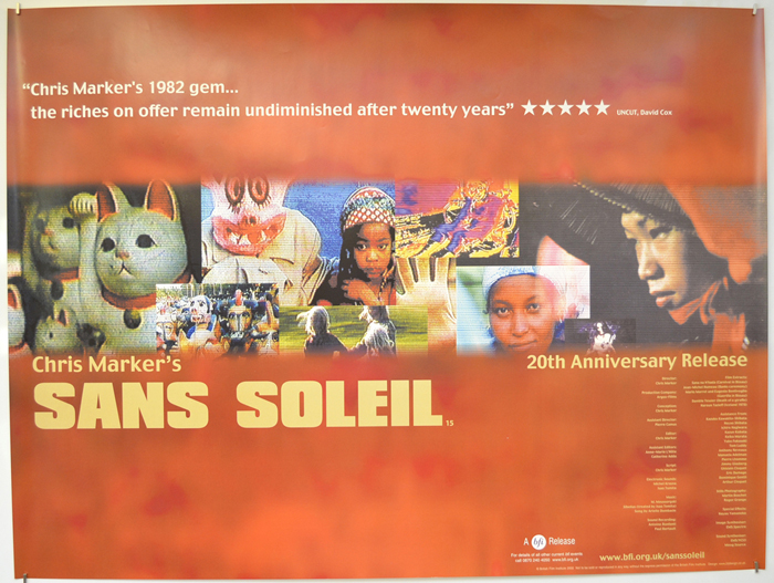 Sans Soleil <p><i> (2002 BFI re-release poster) </i></p>