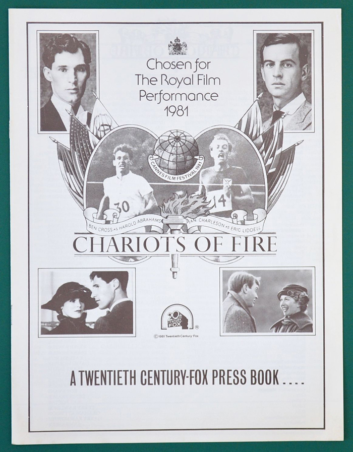 Chariots Of Fire <p><i> Original 8 Page Cinema Exhibitor's Campaign Pressbook </i></p>